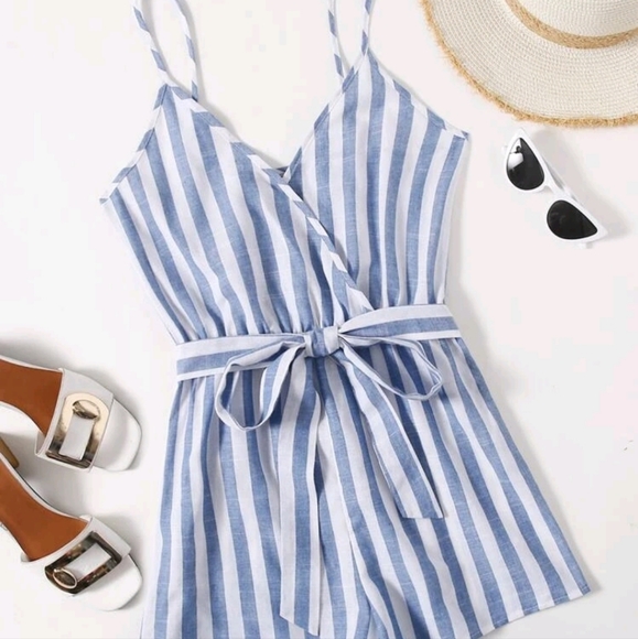 Stripped Romper - Picture 1 of 5